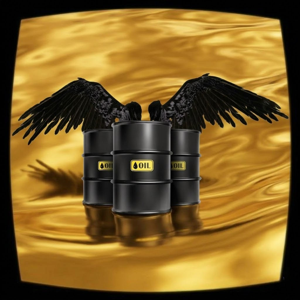Eastern Gold Mascot - Oil Barrels with Wings